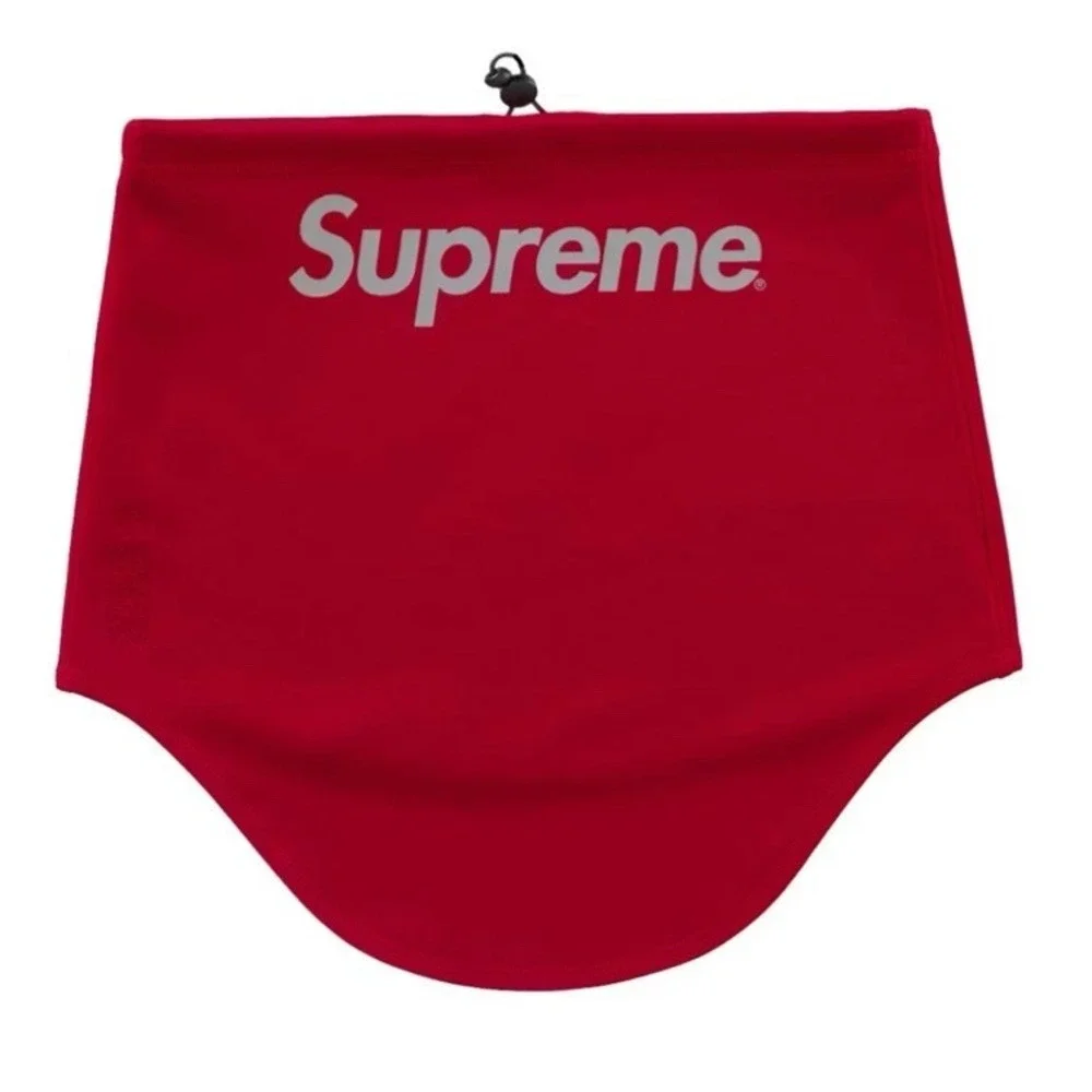 NWT Brand New SUPREME WINDSTOPPER NECK GAITER Red FW23A57 C108